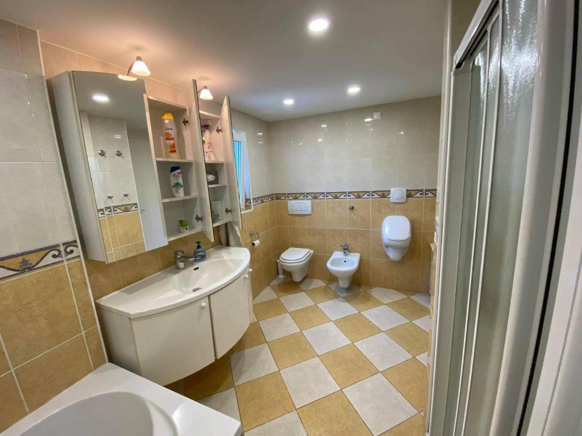 Apartment Kranj - huge terrace, free P, WI - FI, AC Buitenkant foto