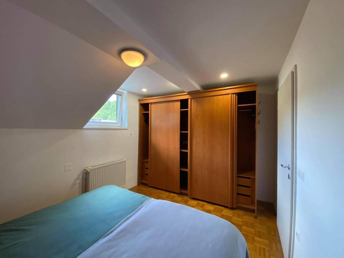 Apartment Kranj - huge terrace, free P, WI - FI, AC Buitenkant foto